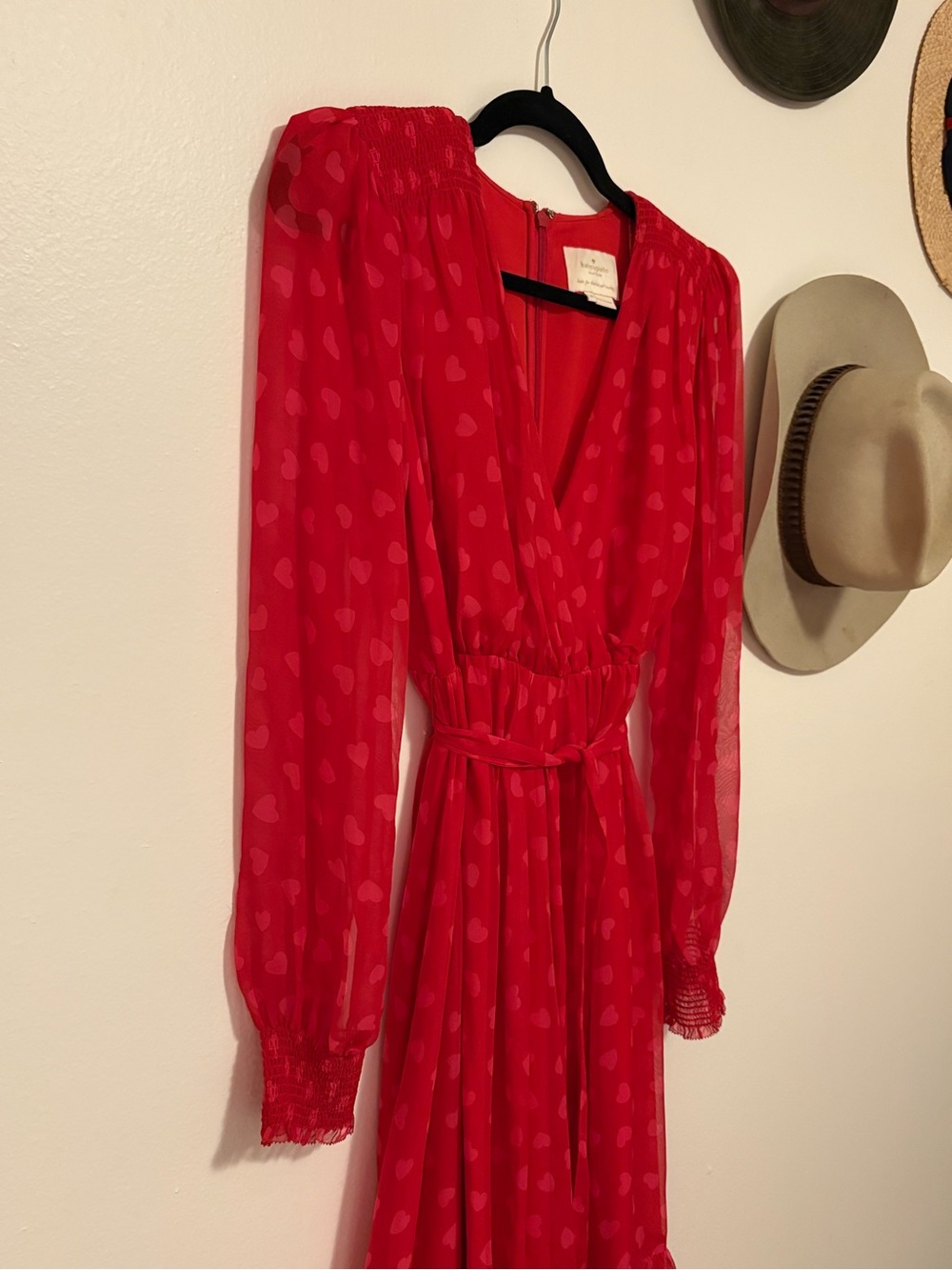 Heartbeat Silk Midi Dress by Kate Spade New York - Picture 4 of 6